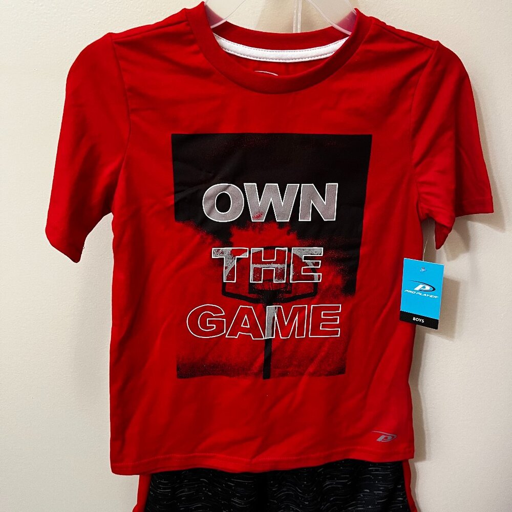 Pro Player Boys 'Own The Game' 2 Pc. T-Shirt & Short Set